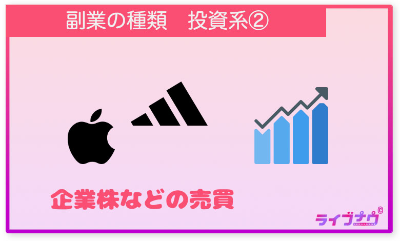 副業 種類 投資系 株式売買